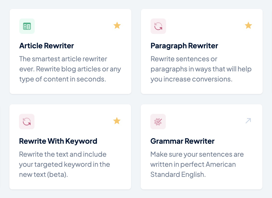 AI Rewriter Tools